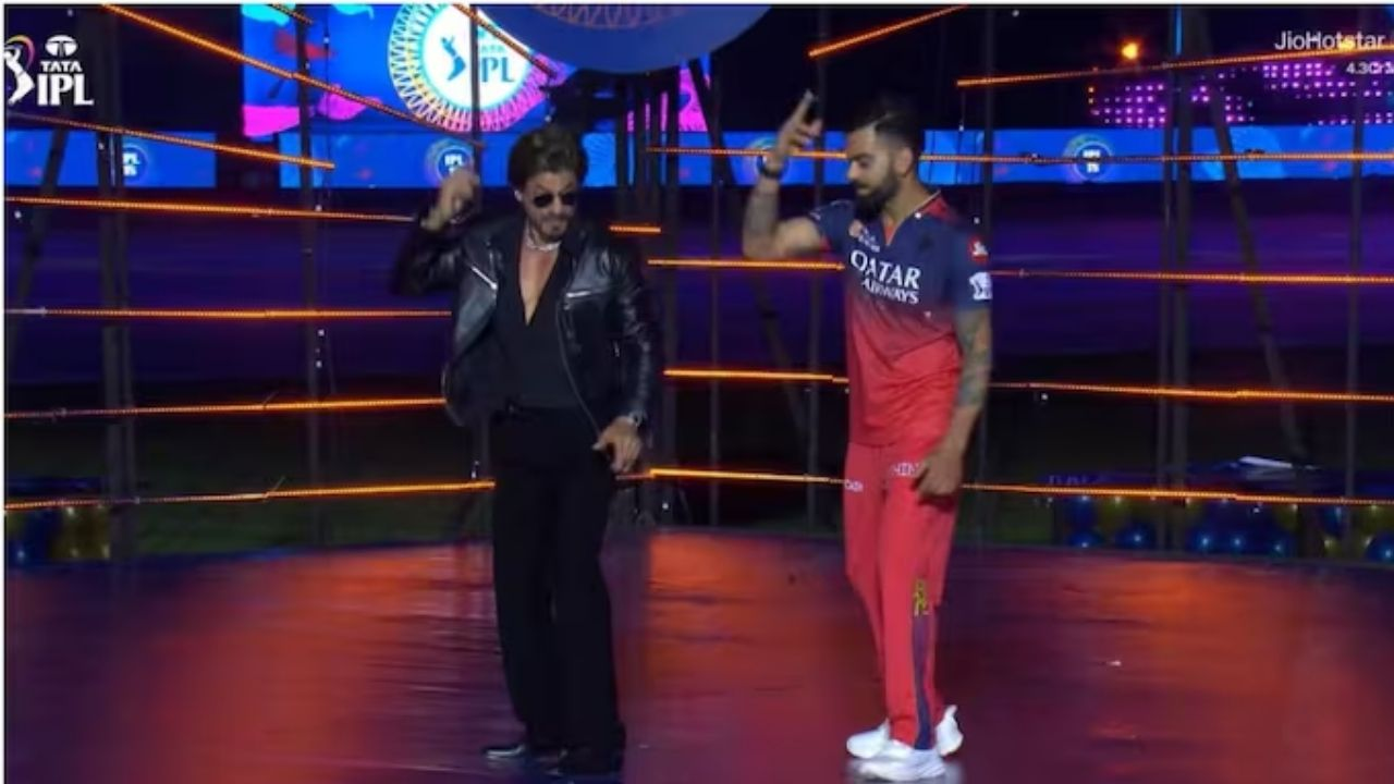 Shahrukh Khan and Virat Kohli