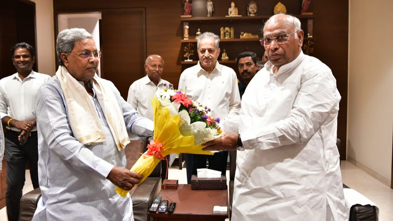 Siddaramaiah meeting mallikarjun kharge