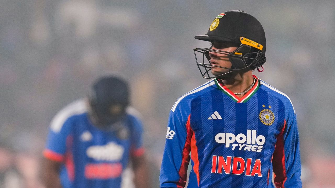 Abhishek Sharma duck against Pakistan