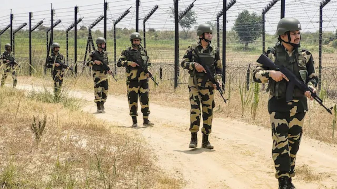 India-Bangladesh border.