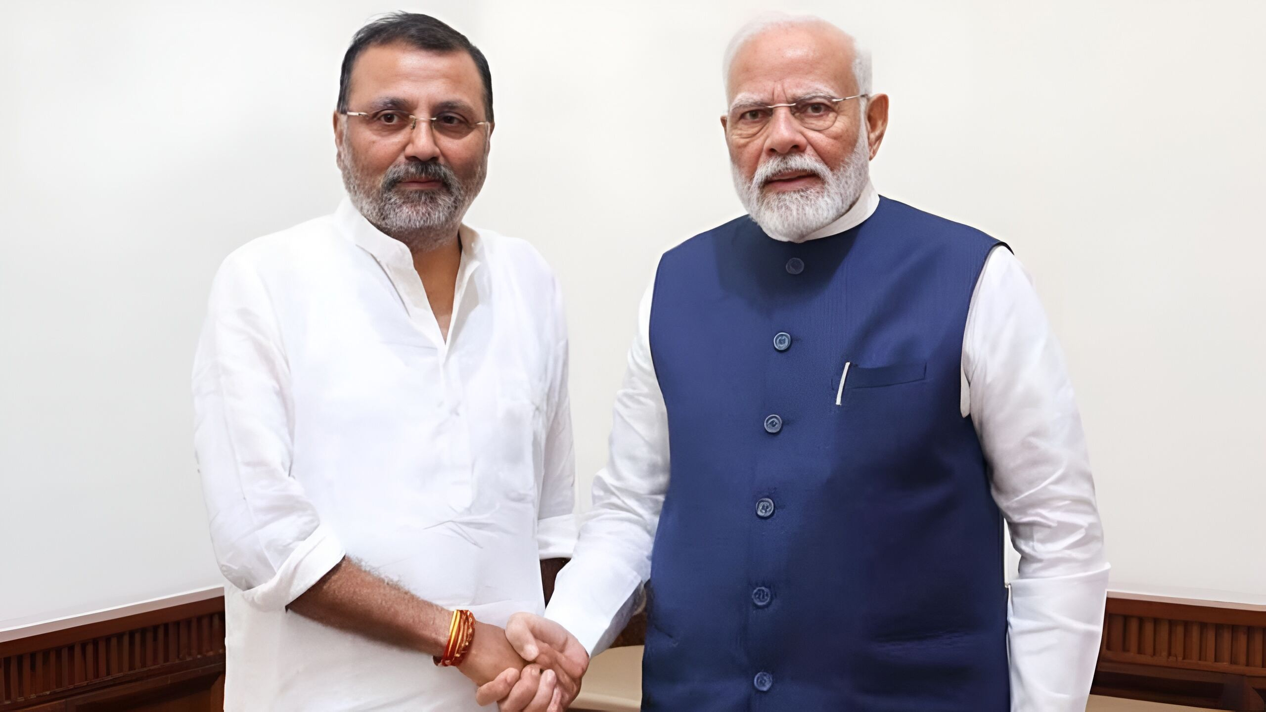 Nishikant Dubey and PM Narendra Modi