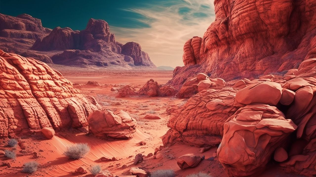 Image of rocks on earth