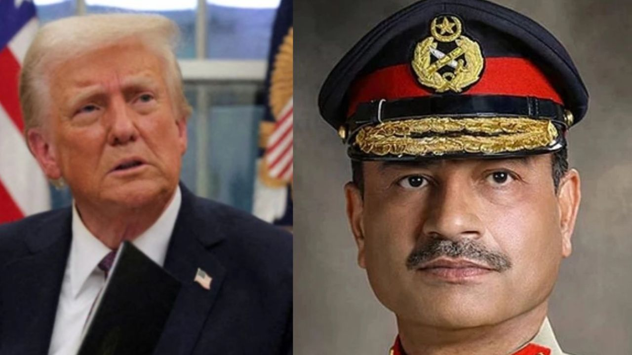 Asim Munir and Donald Trump