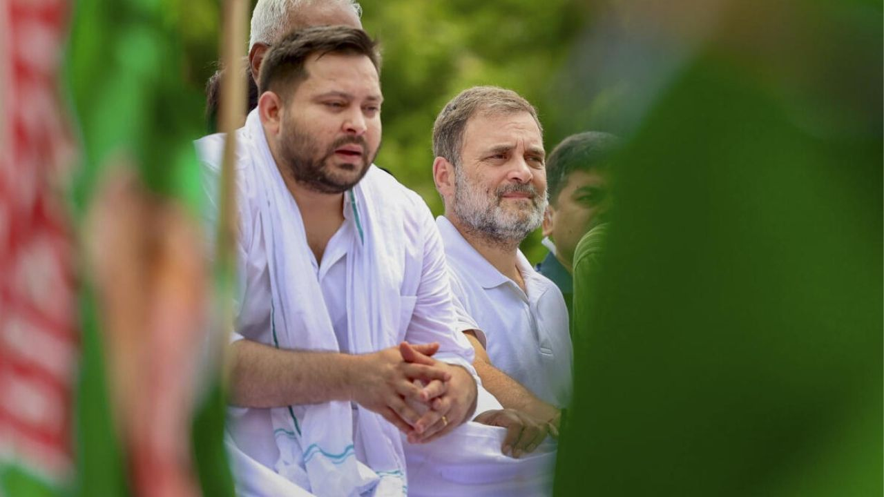 Rahul Gandhi and Tejashwi Yadav