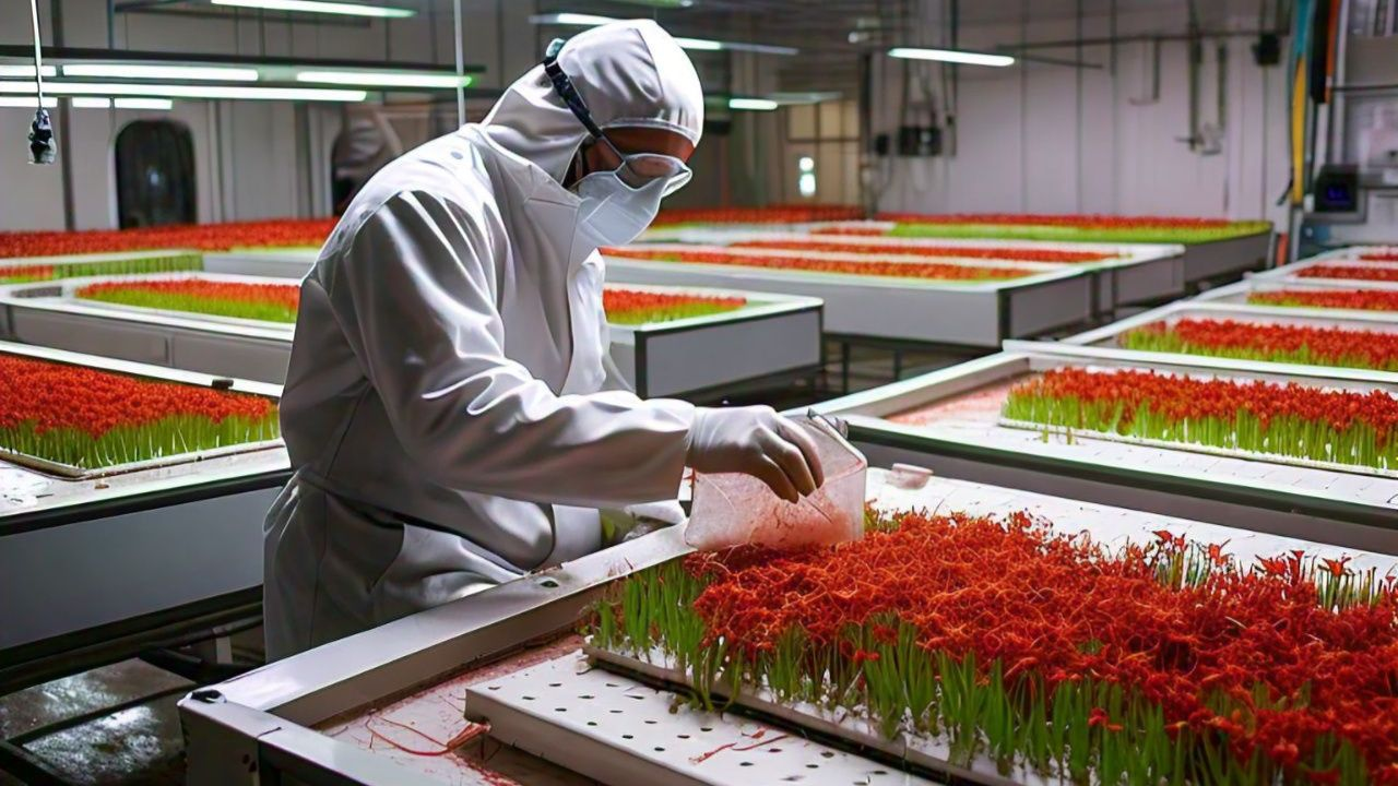 Saffron farming, farming of Saffron, saffron farming in Lucknow