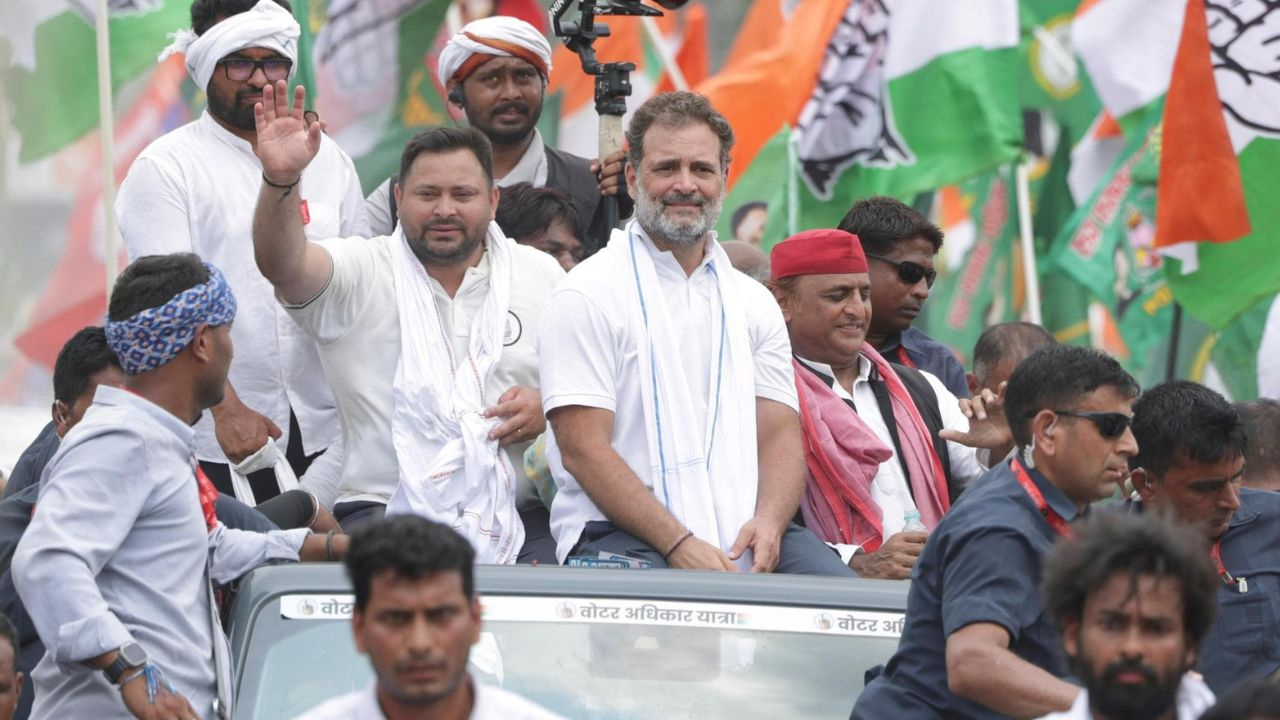 Tejashwi Yadav and Rahul Gandhi