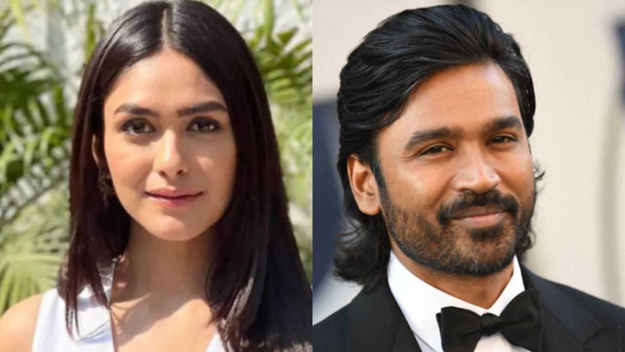 dhanush and mrunal thakur