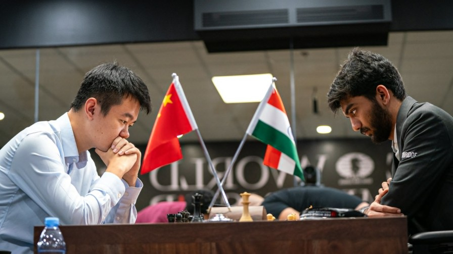 D Gukesh vs Ding Liren World Chess Championship Final