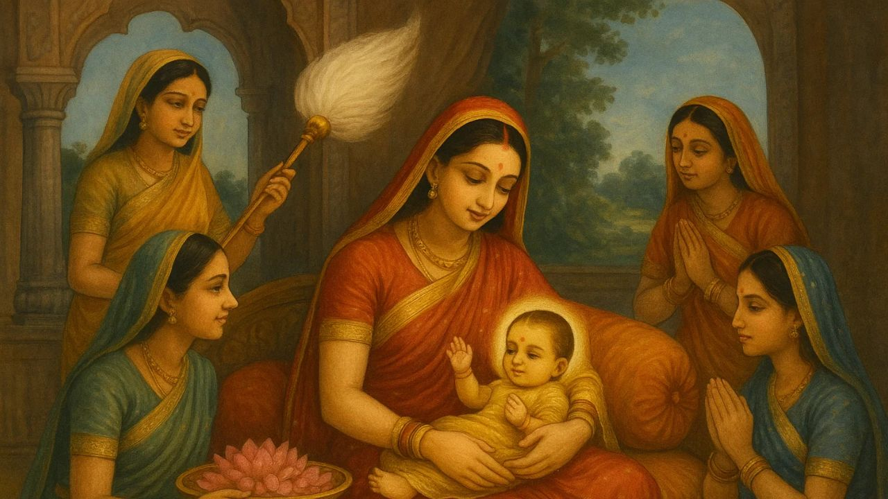 Mata Sita birth Representational Picture
