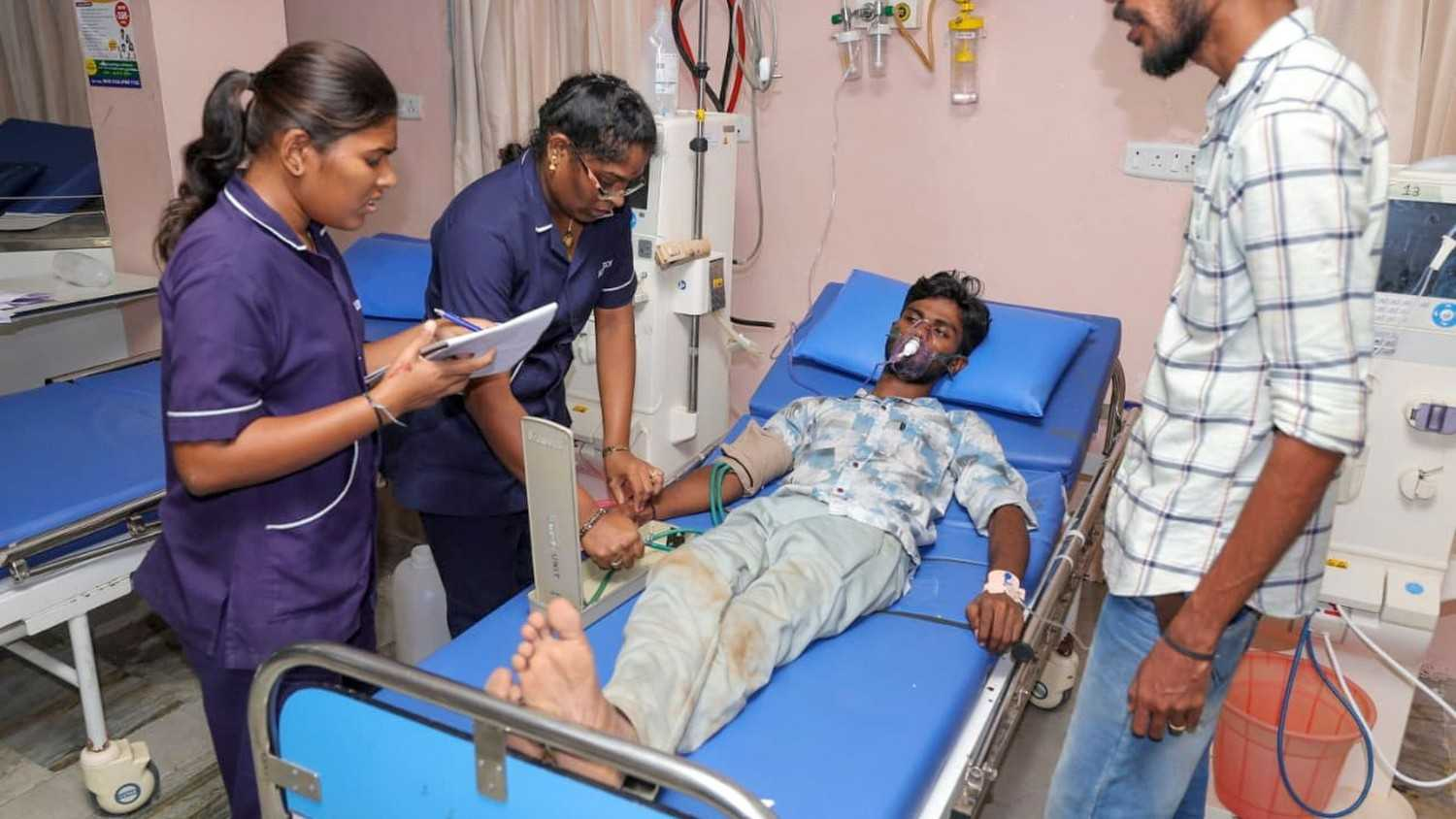 Injured treatment going