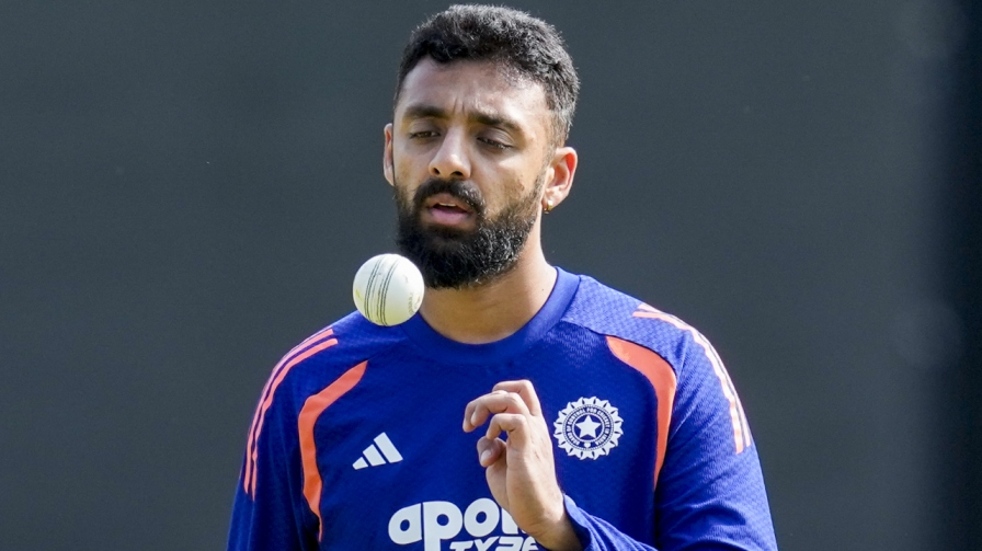 Varun Chakravarthy Practice Photo