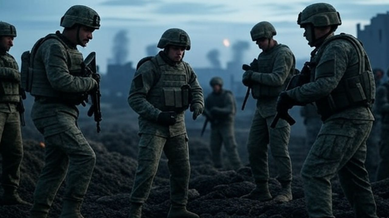 Symbolic photo of soldiers.