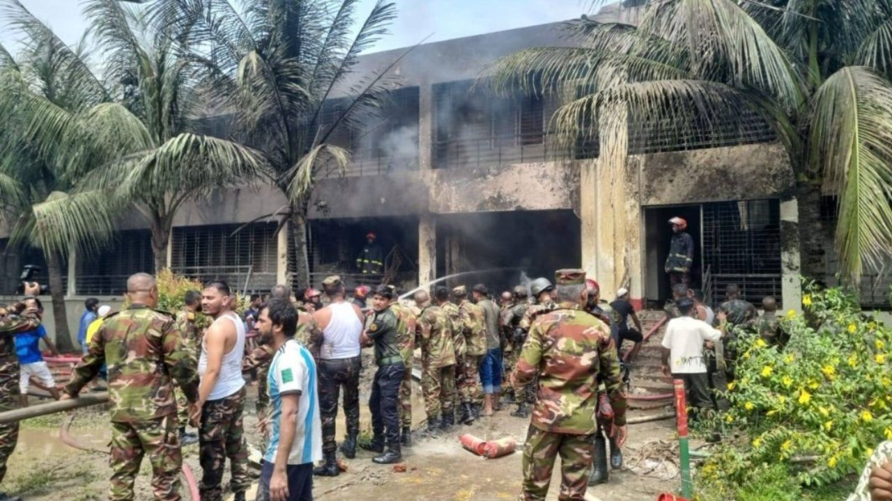 Bangladesh Air Force Plane Crash 