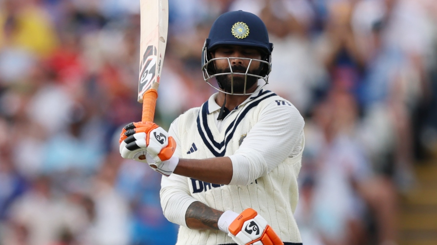 Ravindra Jadeja Fifty Celebration