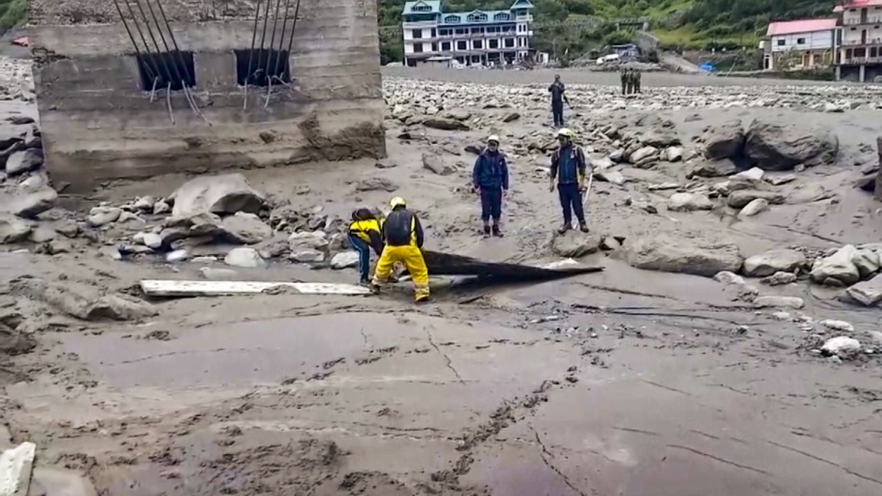 Dharali cloud burst.
