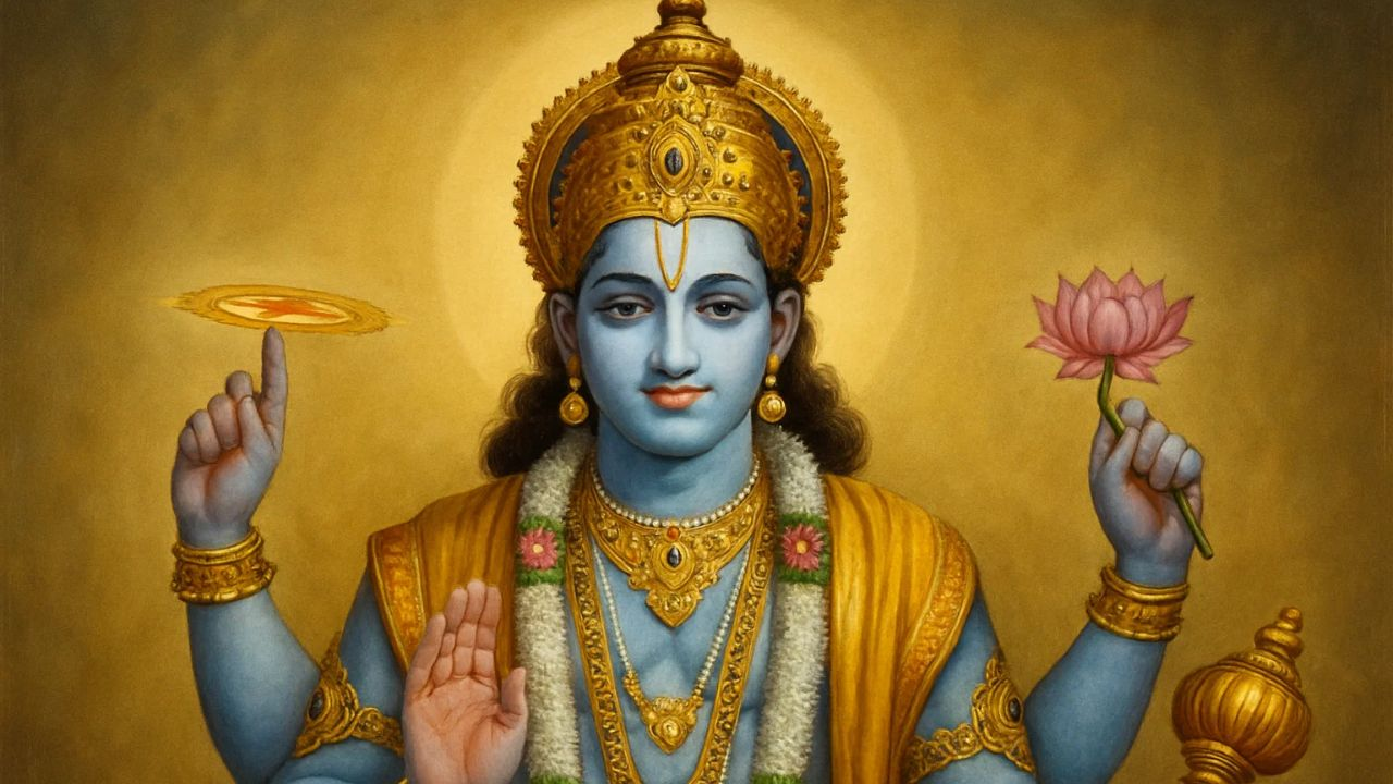 Bhagwan Vishnu Representational Picture