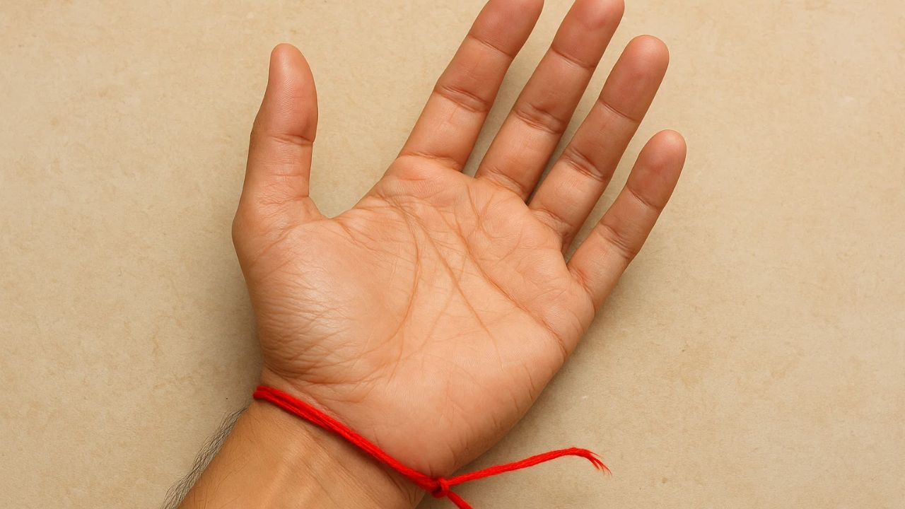 Raksha Sutra in hand Representational picture