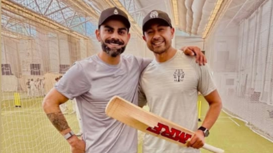 Virat Kohli Training Photo