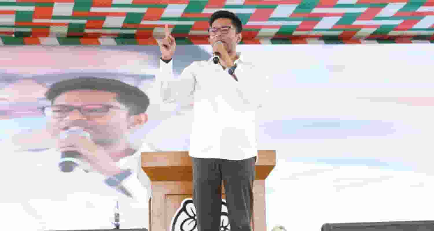 Abhishek Banerjee accuses BJP for Sandeshkhali row.