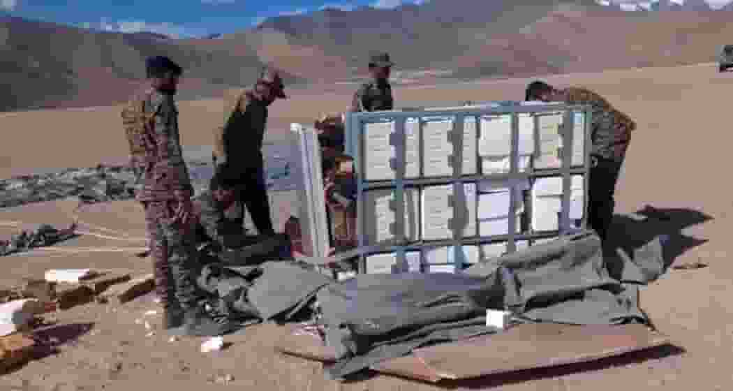 IAF and Army successfully para-drop a trauma care cube at 15,000 feet, showcasing advanced operational capabilities.
