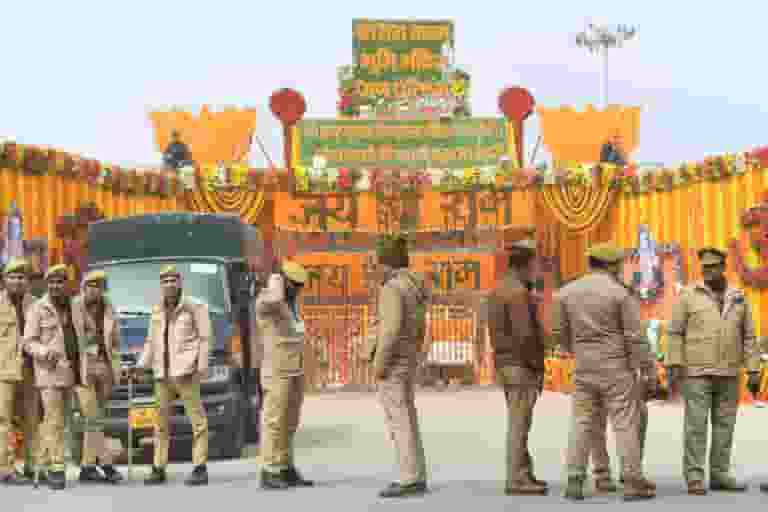 With the anticipation of lakhs of devotees flocking to Ayodhya for Lord Ram's darshan during Ram Navami, the first following the consecration of Ram Lalla in his majestic temple, the Uttar Pradesh government is intensifying security measures in and around Ayodhya.