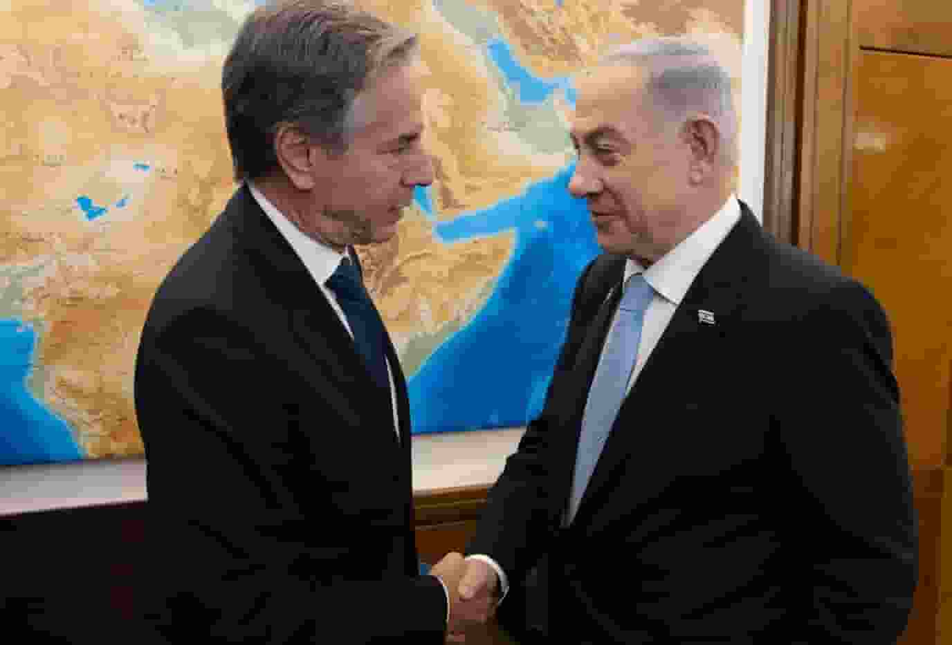 Prime Minister Netanyahu described the talks with Blinken as "positive," during which his office again affirmed Israel's commitment to an American proposal for release of hostages again considering Israel's security needs. 