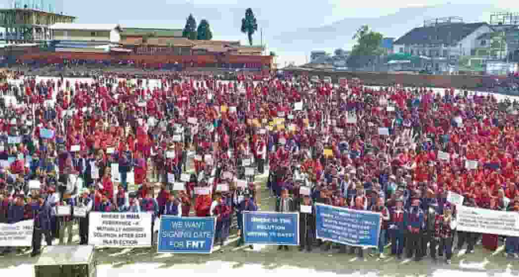 SEC TJ Longkumer set June 26th as polling day for three municipal councils and 36 town councils with subsequent implementation of MCC.