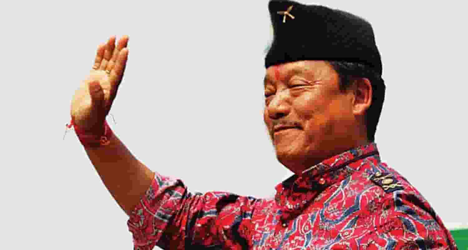 GJM supremo Bimal Gurung. File photo.