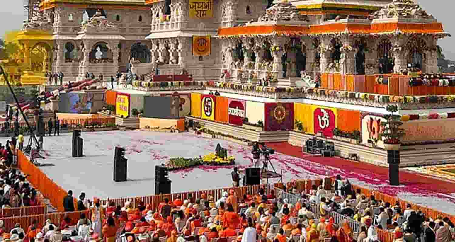 A mobile hospital of the IAF's rapid response team suffered a heart attack  'Pran Pratishtha' event at the Ram temple Ramkrishna Srivastava BHISHM Cube led by Wing Commander Manish Gupta