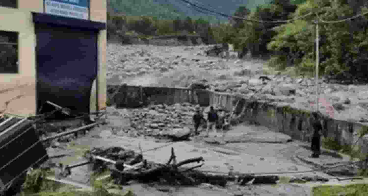 Himachal flashfloods. 