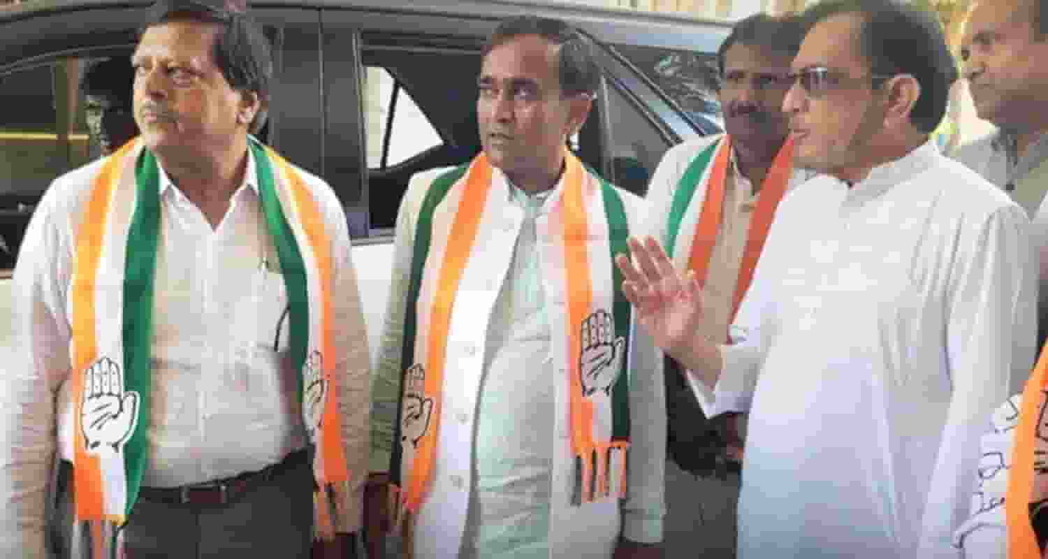 Unfortunate for Surat Congress as Nomination of the candidate Nilesh Kumbhani gets cancelled. Image X.