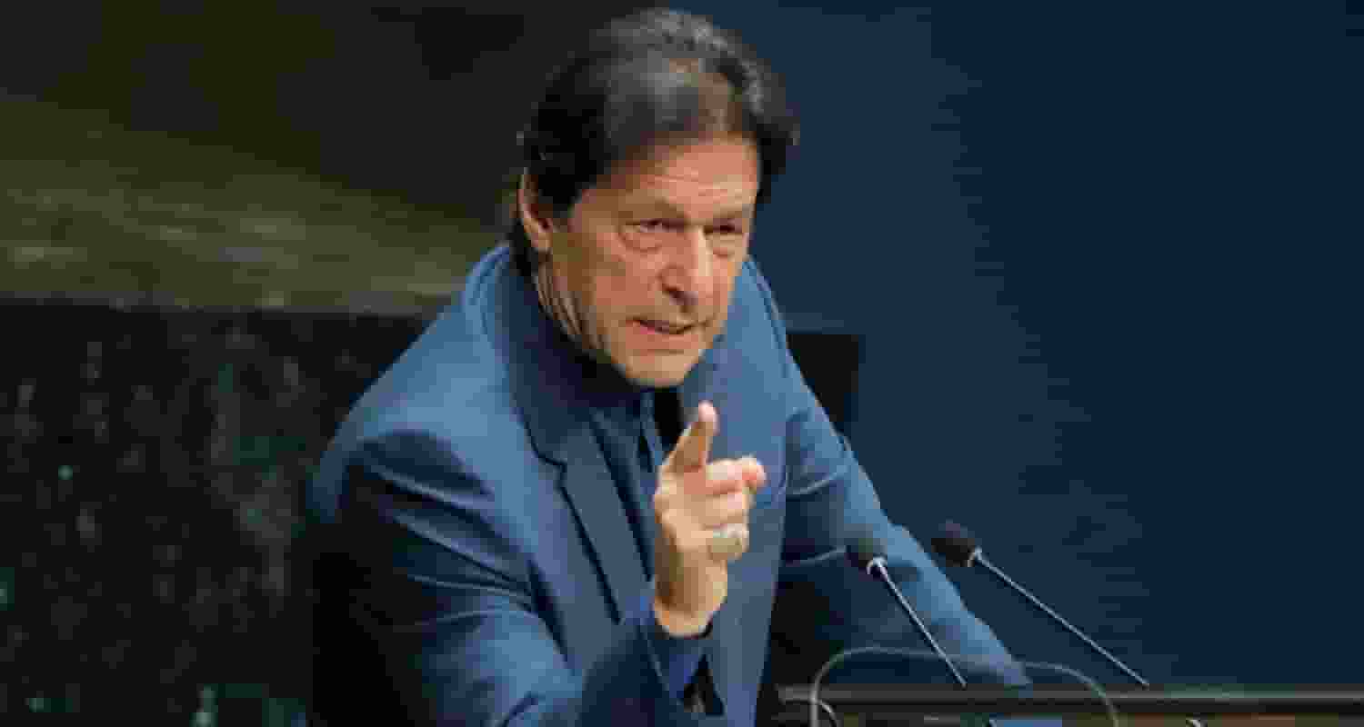 Former Pakistan PM Imran Khan at the United Nations