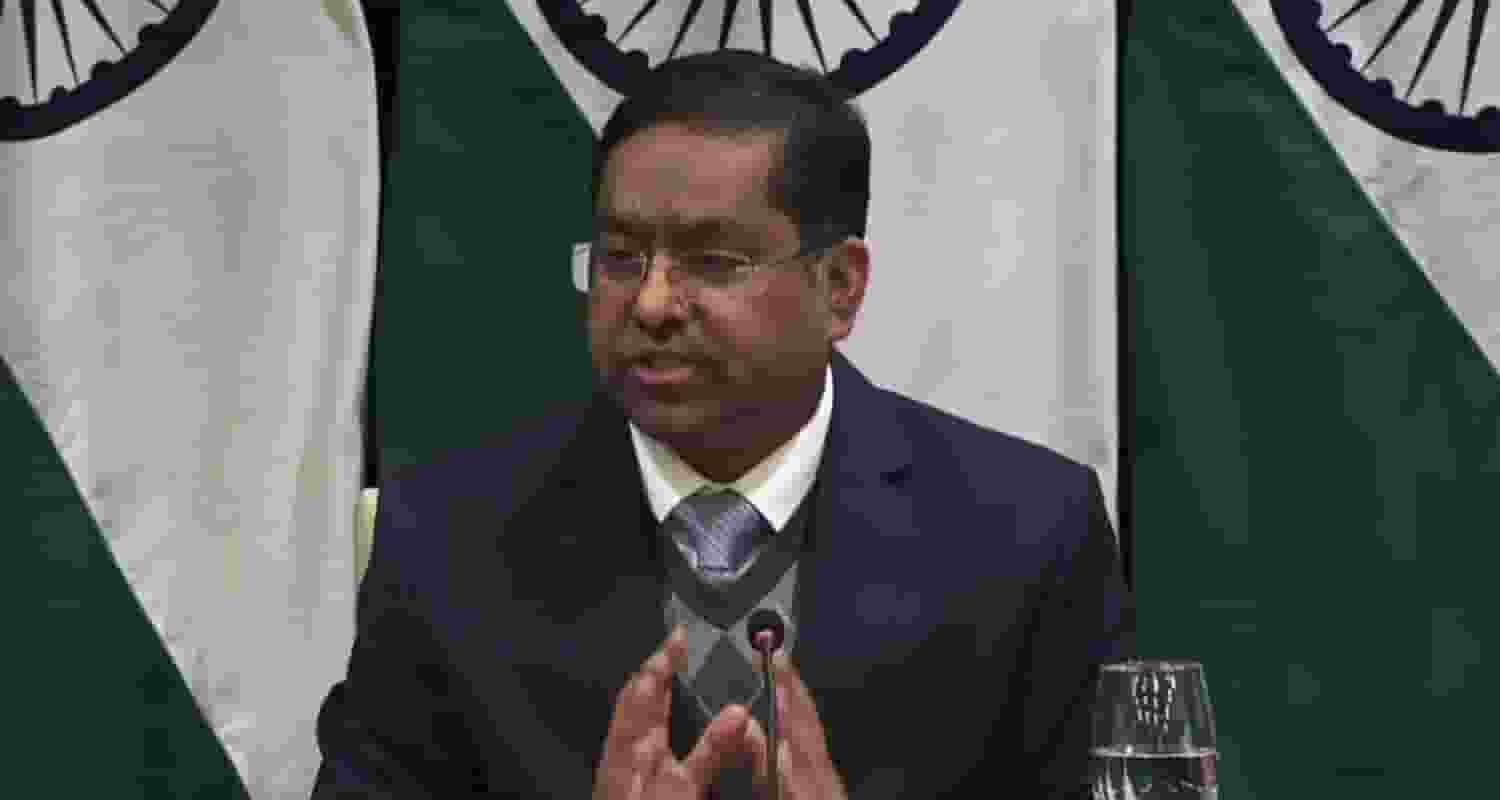 External Affairs Ministry spokesperson Randhir Jaiswal. 
