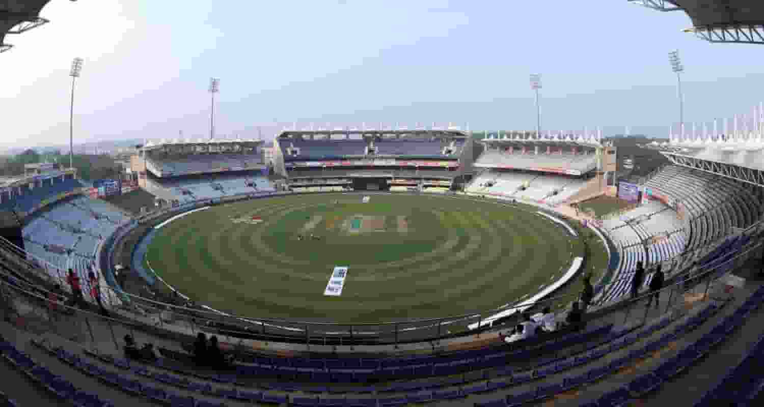 The JSCA stadium in Ranchi, capital city of Jharkhand