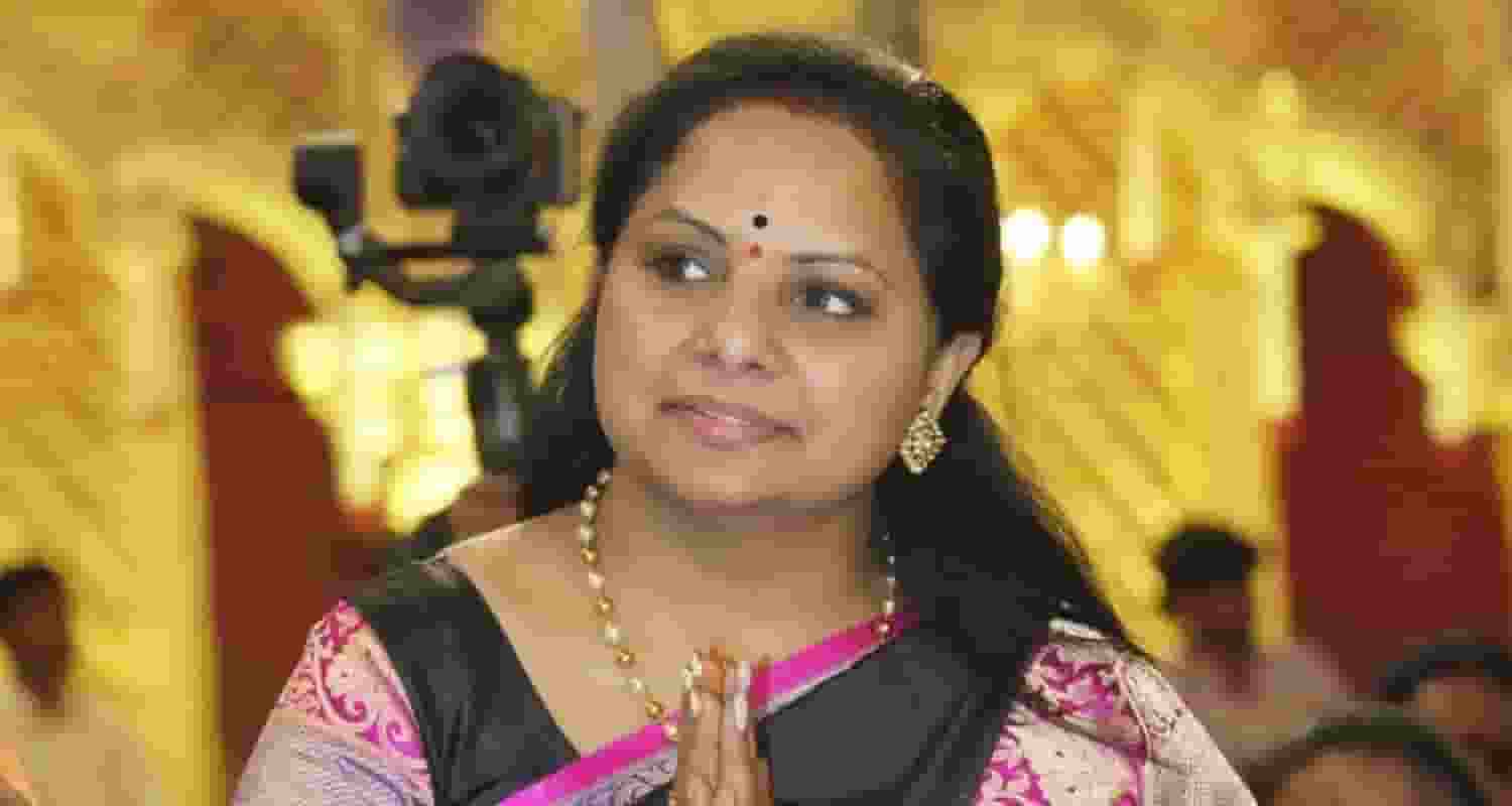 Bharat Rashtra Samithi leader K Kavitha brough to ED office