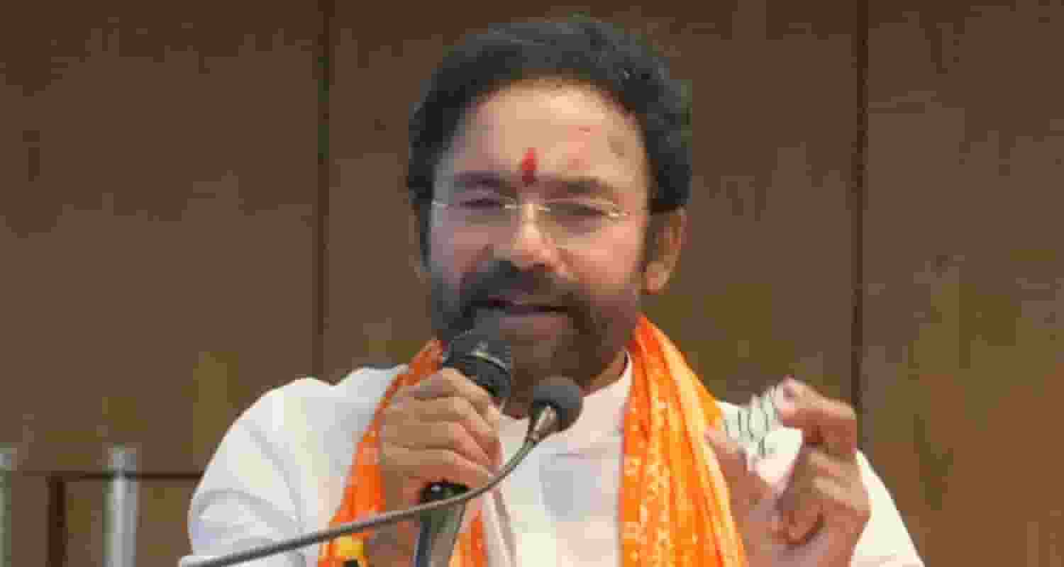 Union Minister G Kishan Reddy targets Congress & BRS.