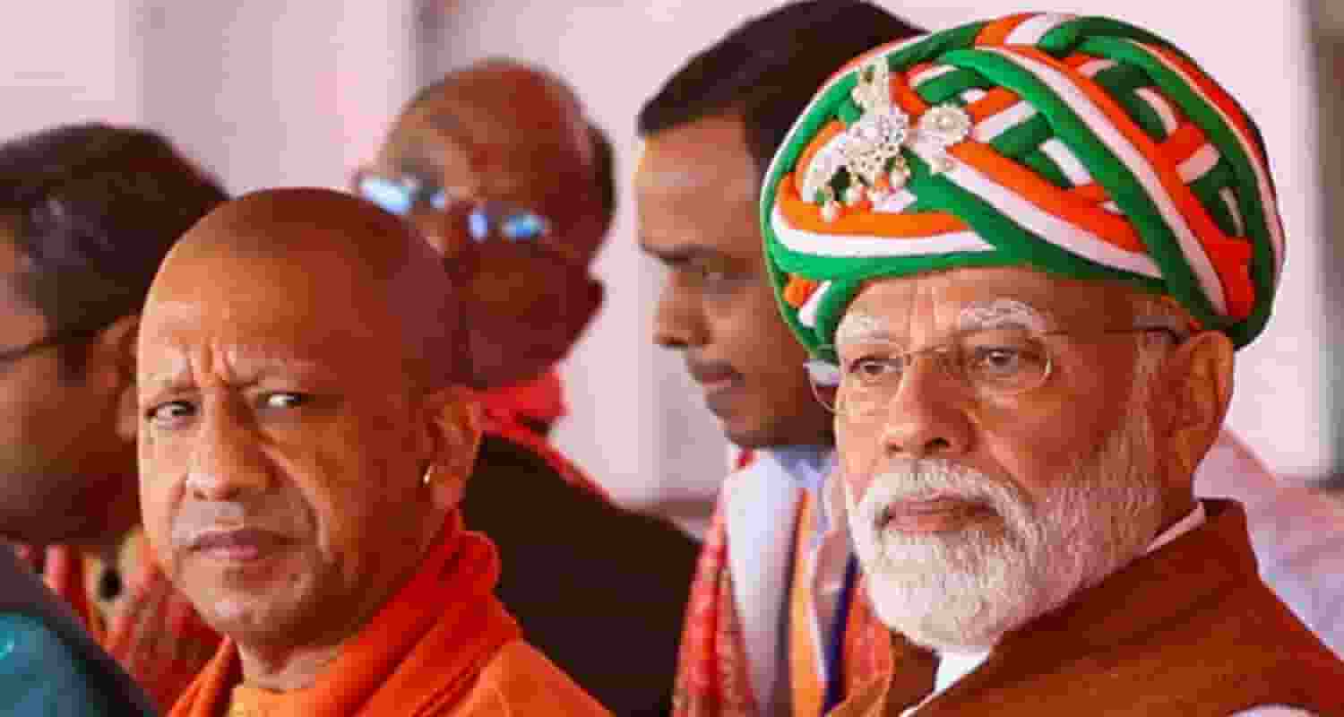 PM Modi and Uttar Pradesh CM Yogi Adityanath.