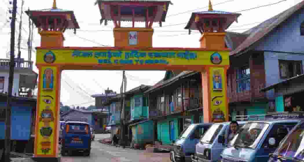A visual from the Indo-Nepal border in Pashupatinagar.
