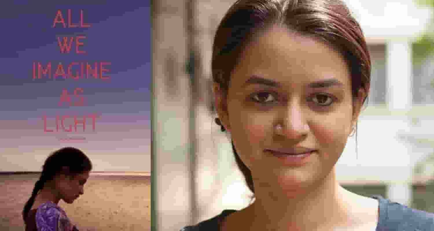 'All We Imagine As Light' poster (left), Payal Kapadia (right). 