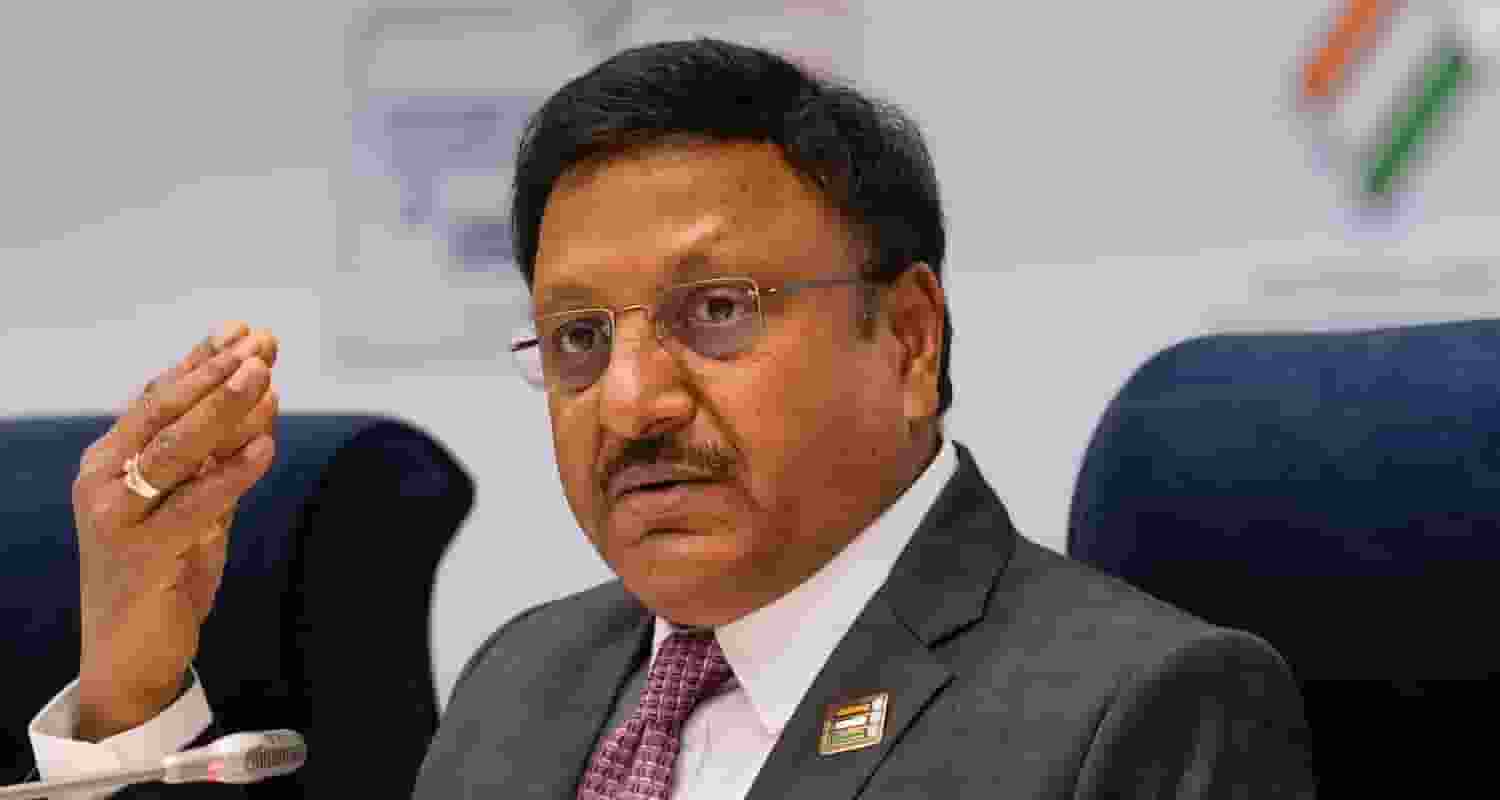 CEC Rajiv Kumar in New Delhi.