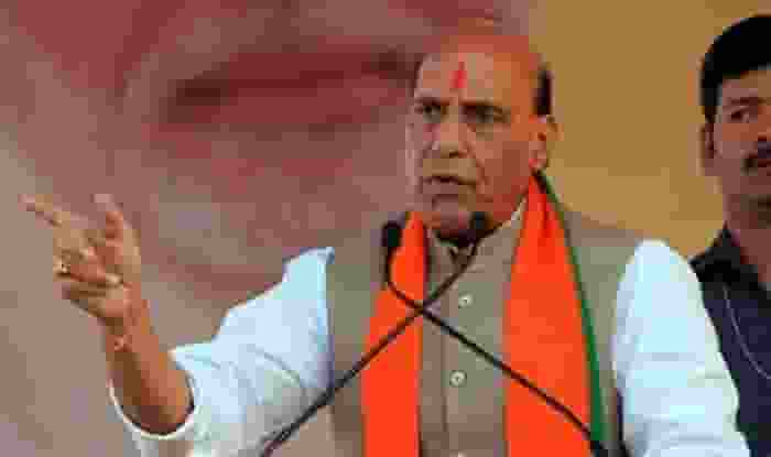 Defence Minister Rajnath Singh on Sunday called on international bodies to address human rights violations in Pakistan-occupied Kashmir (PoK). 