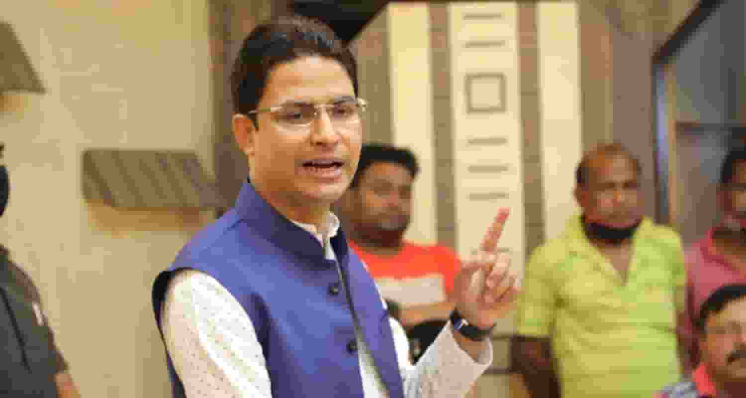 Bharatiya Janata Party candidate for the Darjeeling Lok Sabha constituency Raju Bista.