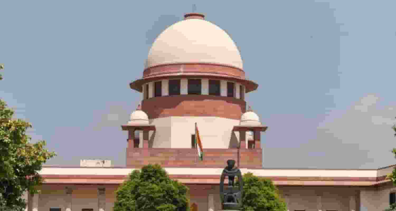 AN Image of the Supreme Court of India in New Delhi.