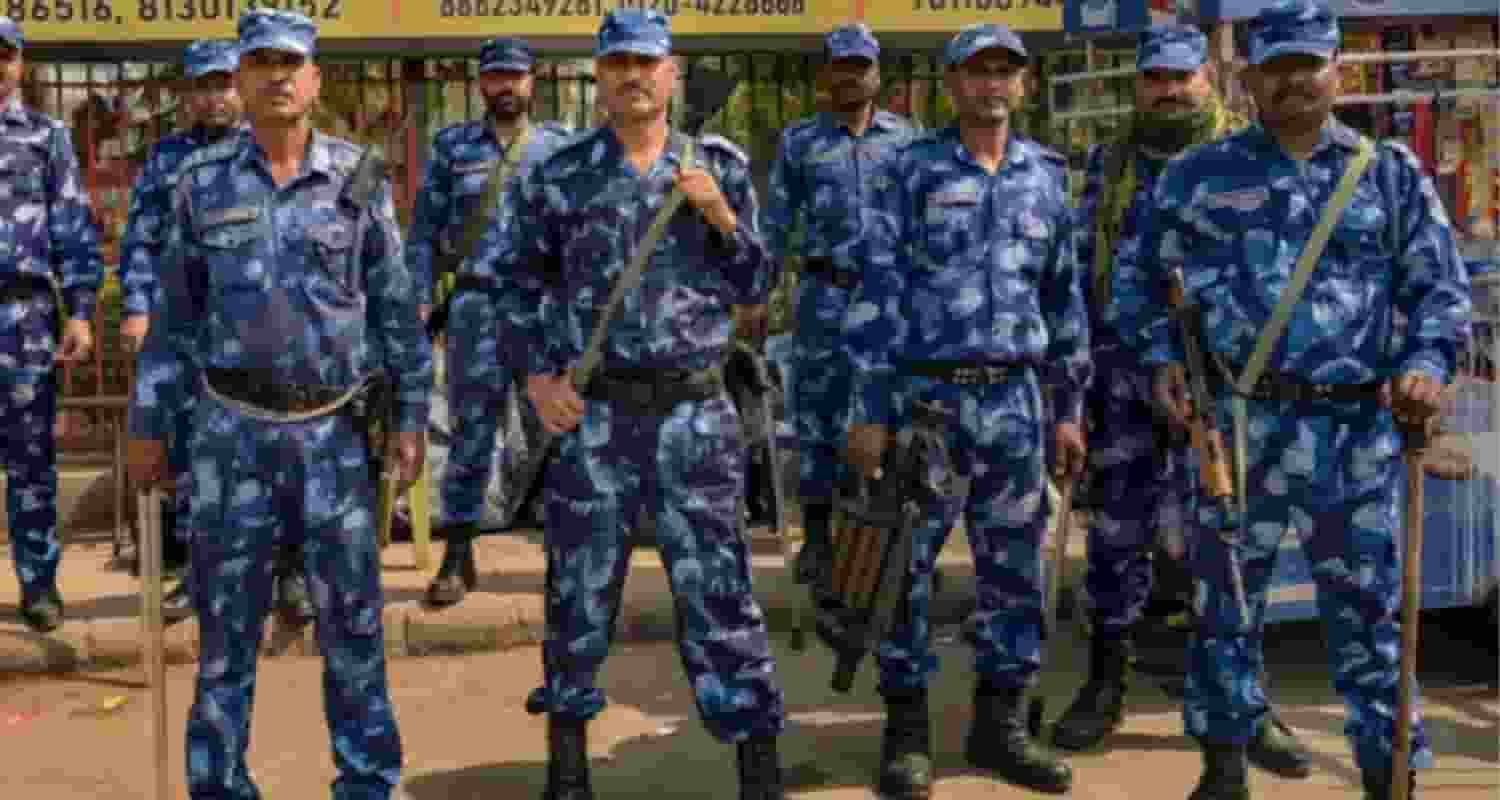 Security forces to control situation.