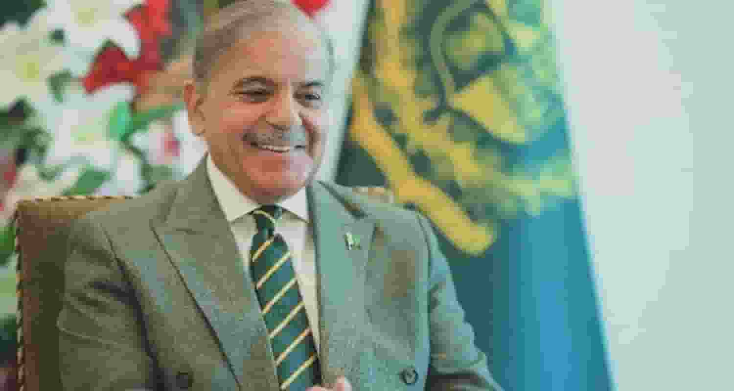 Pakistan's newly-elected Prime Minister Shehbaz Sharif.