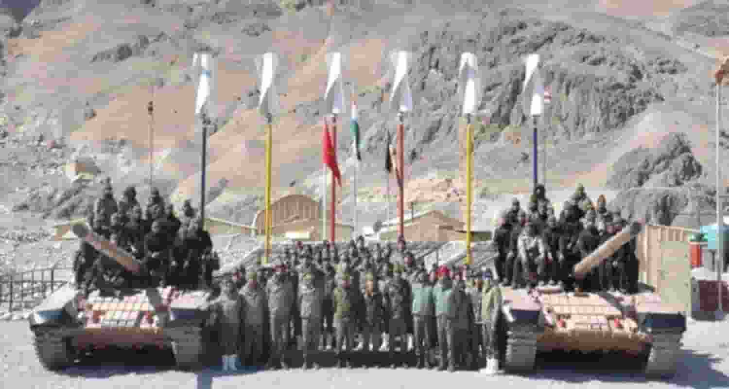 Unprecedented: Tank Repair Facilities Set Up at Over 14,500 Feet.