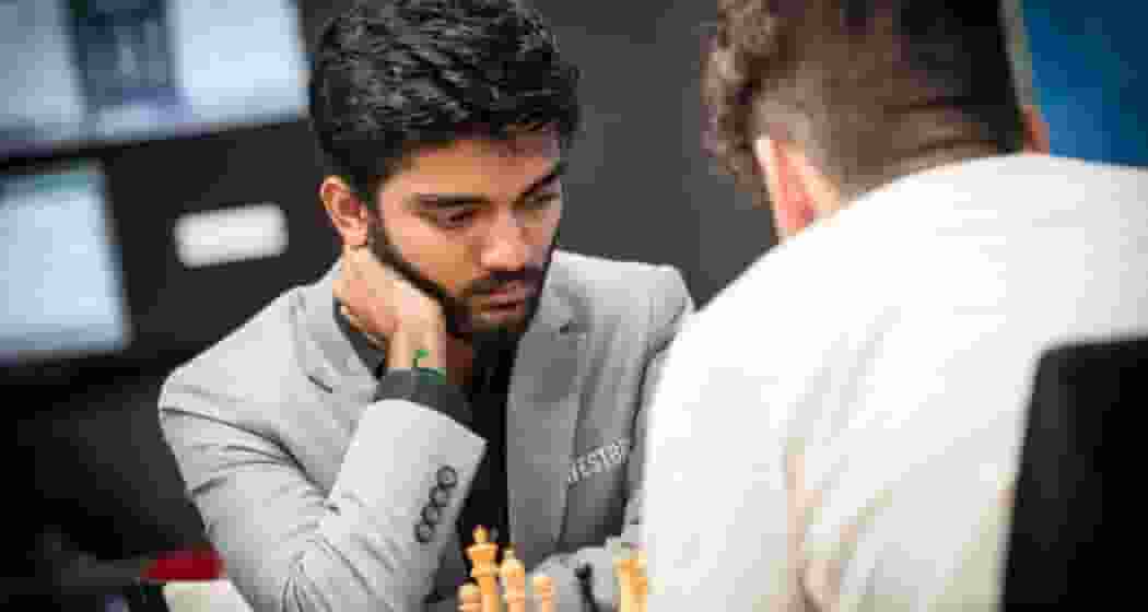 World championship challenger Indian Grandmaster D Gukesh.