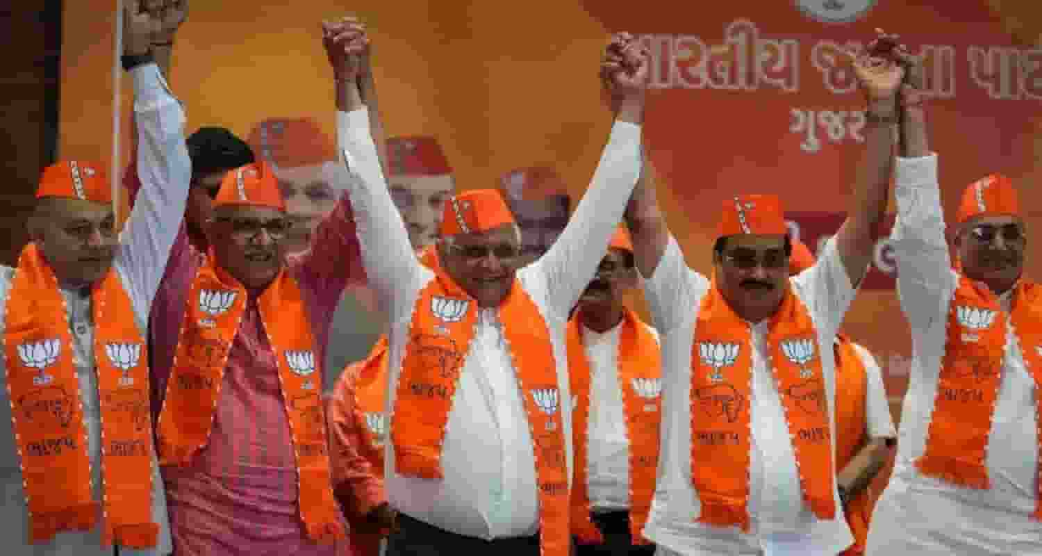 Gujarat BJP all set to go for Polls as Names of all 26 candidates are announced who will be fighting elections. Image X.