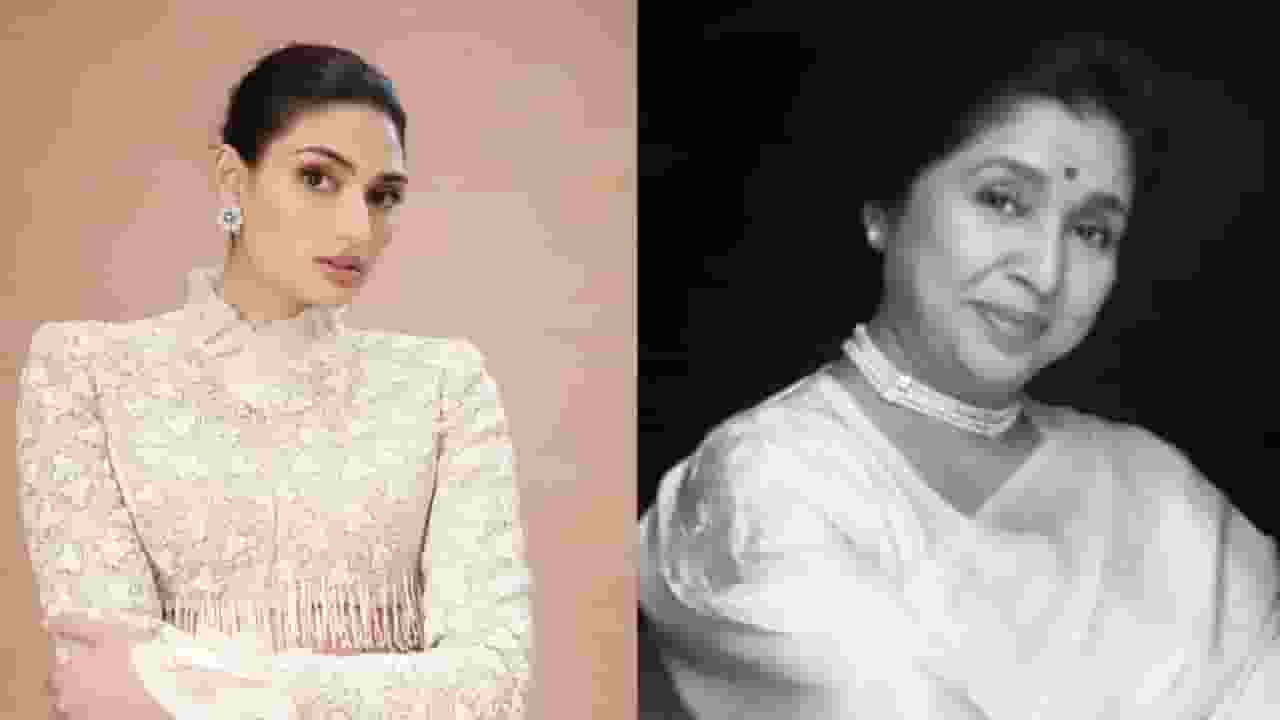 athiya shetty and asha bhosle