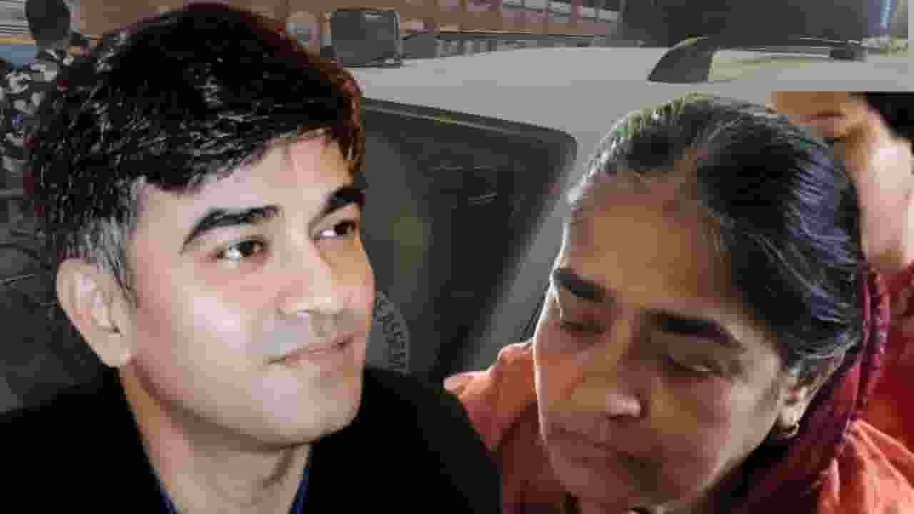 chandranath rath and his mother